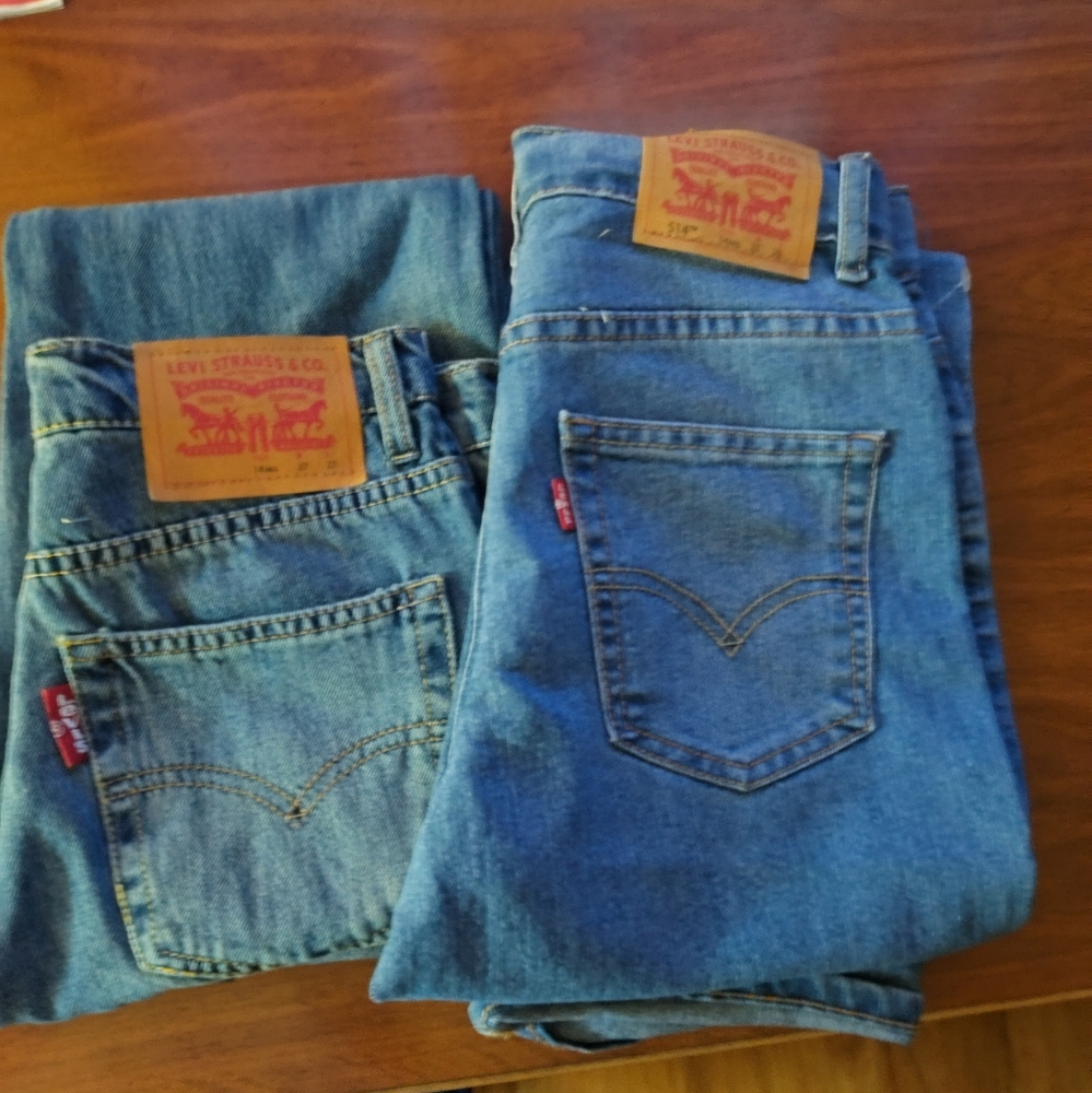 Kids Size 14 Levi's Blue Jean,and Mid Blue Jeans